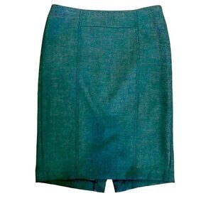 LOFT Charcoal Grey High-Waisted Stretch Pencil  Women's‎ Career Skirt. Size 2